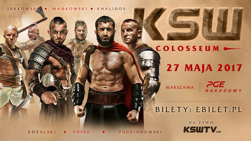 KSW 39 Colosseum już 27 maja na PGE Narodowym w Warszawie!