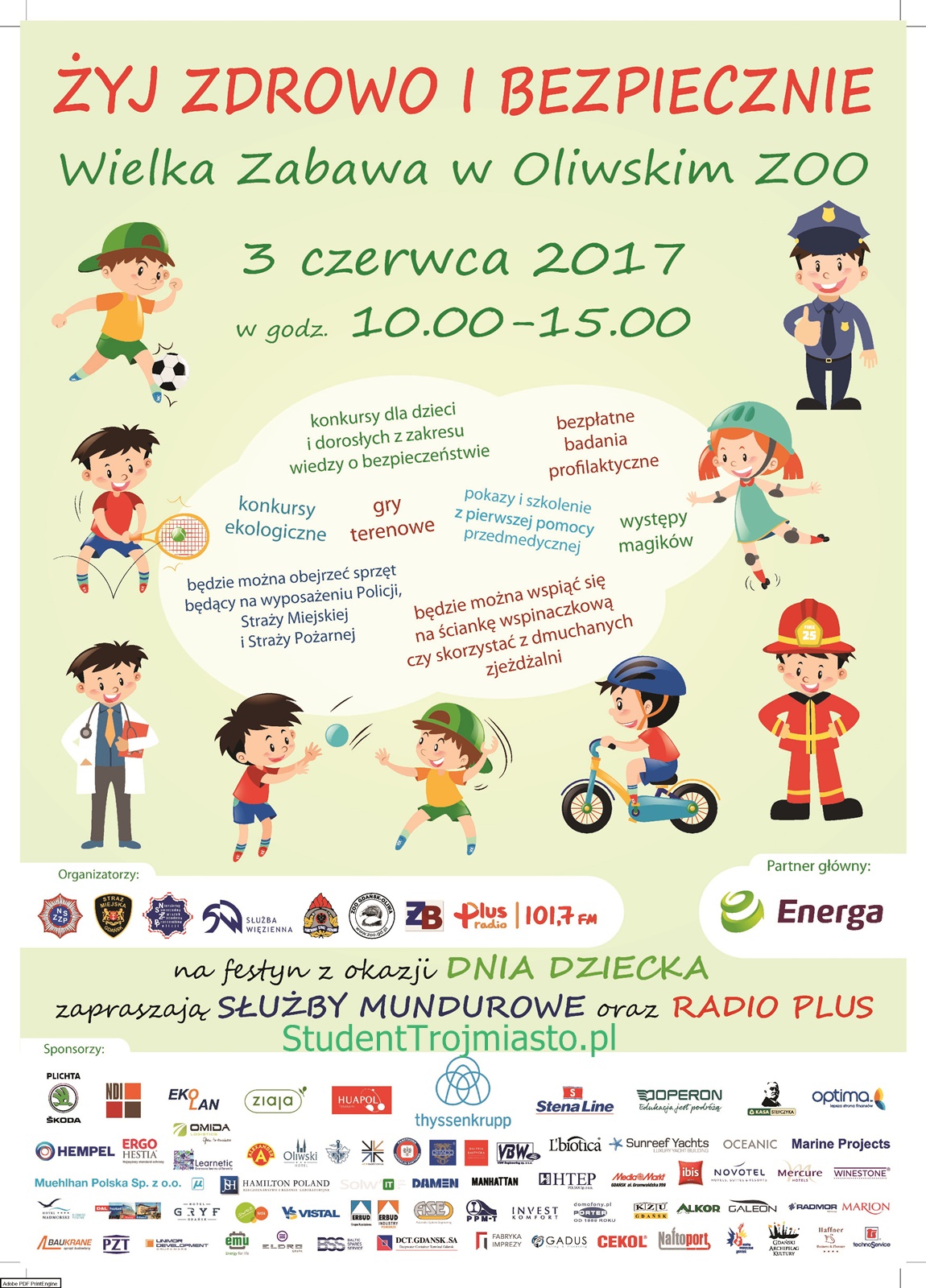 Dzień Dziecka w ZOO w Gdańsku Oliwie w sobotę 3 czerwca!