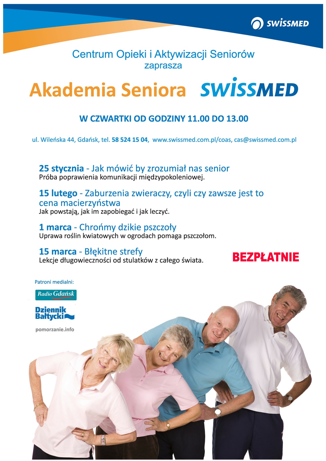 Lekcje długowieczności od stulatków z całego świata w Akademii Seniora Swissmed.