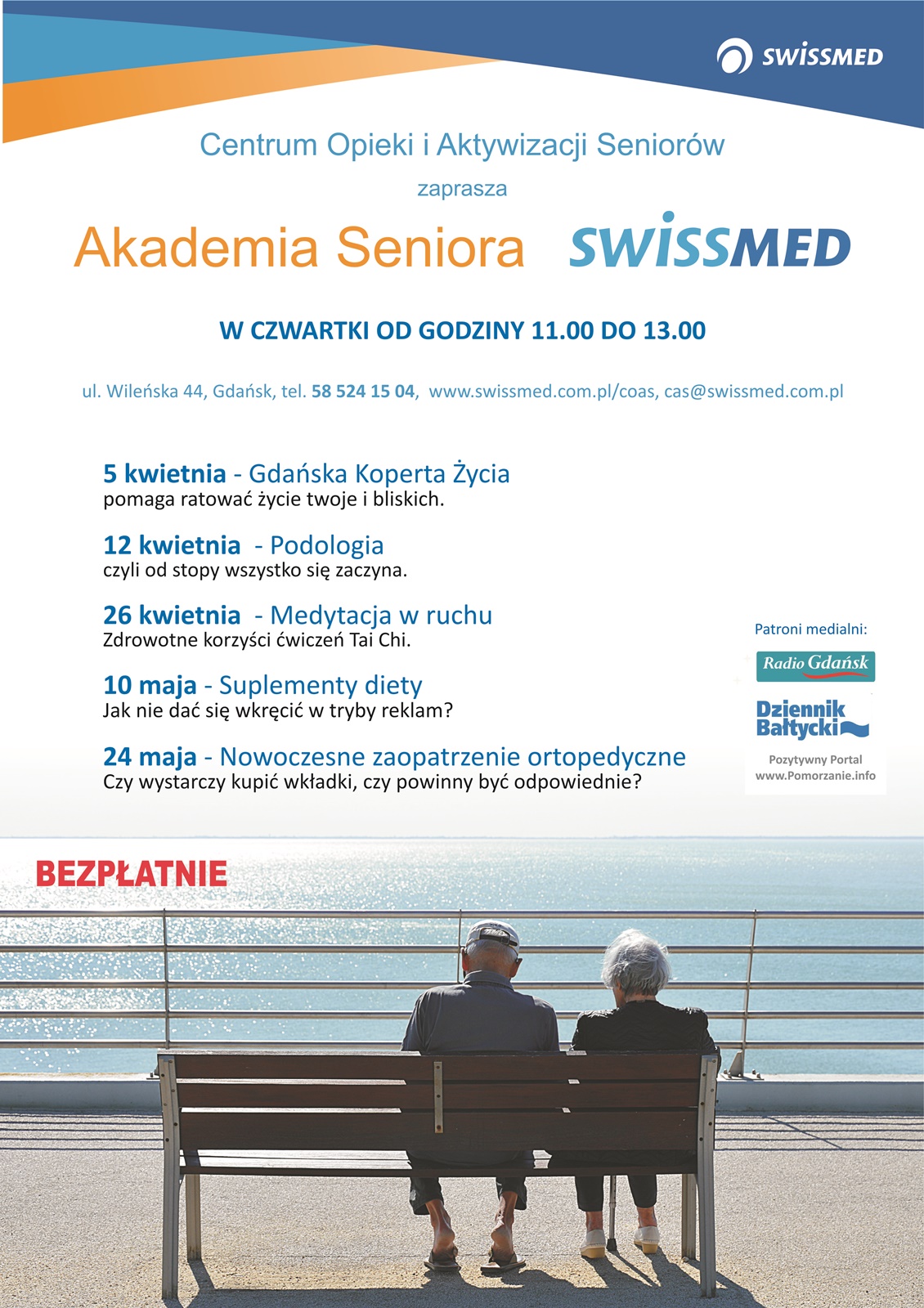 Nowoczesne zaopatrzenie ortopedyczne – wykład w Akademii Seniora Swissmed!