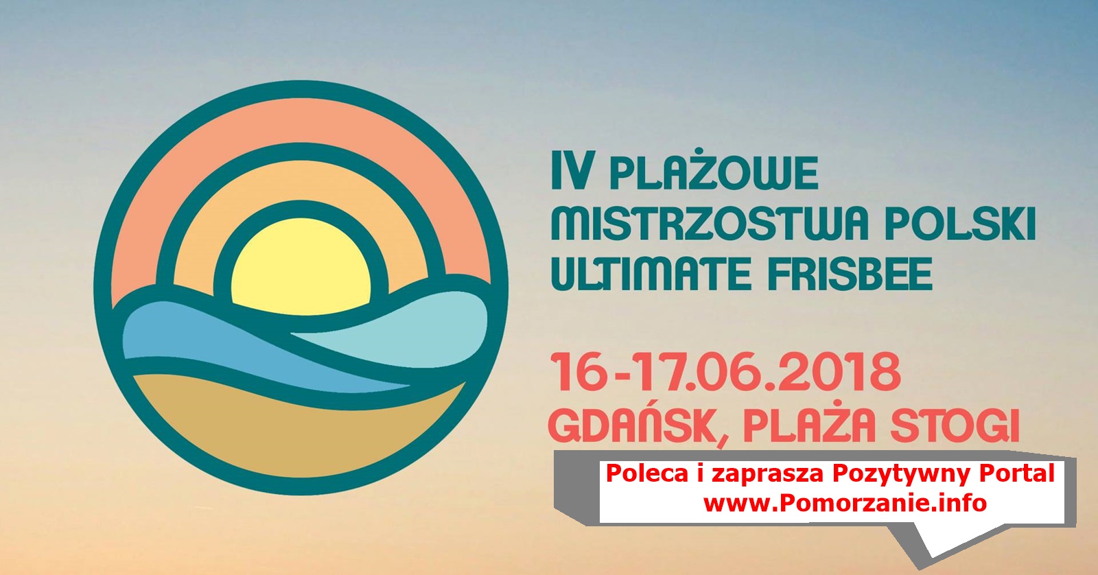 IV Plażowe Mistrzostwa Polski w Ultimate Frisbee na Plaży Gdańsk Stogi